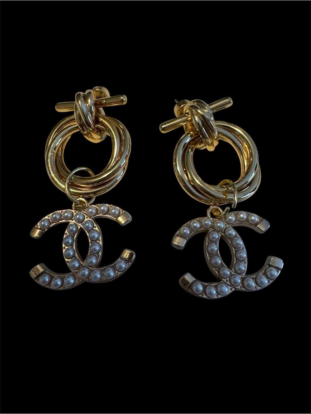Upcycled Pearl Drop Earrings